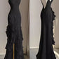 White Sheath Halter Backless Wedding Dress    fg3671