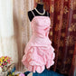 Pink Birthday Outfit Short Evening Dress Short Party Dress Vintage Homecoming Dress   fg8090