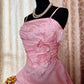 Pink Birthday Outfit Short Evening Dress Short Party Dress Vintage Homecoming Dress   fg8090