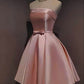 Pink Homecoming Dress Lovely Short Party Dress   fg7998
