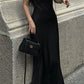 Black Simple Evening Gowns, Party Prom Dress    fg7466