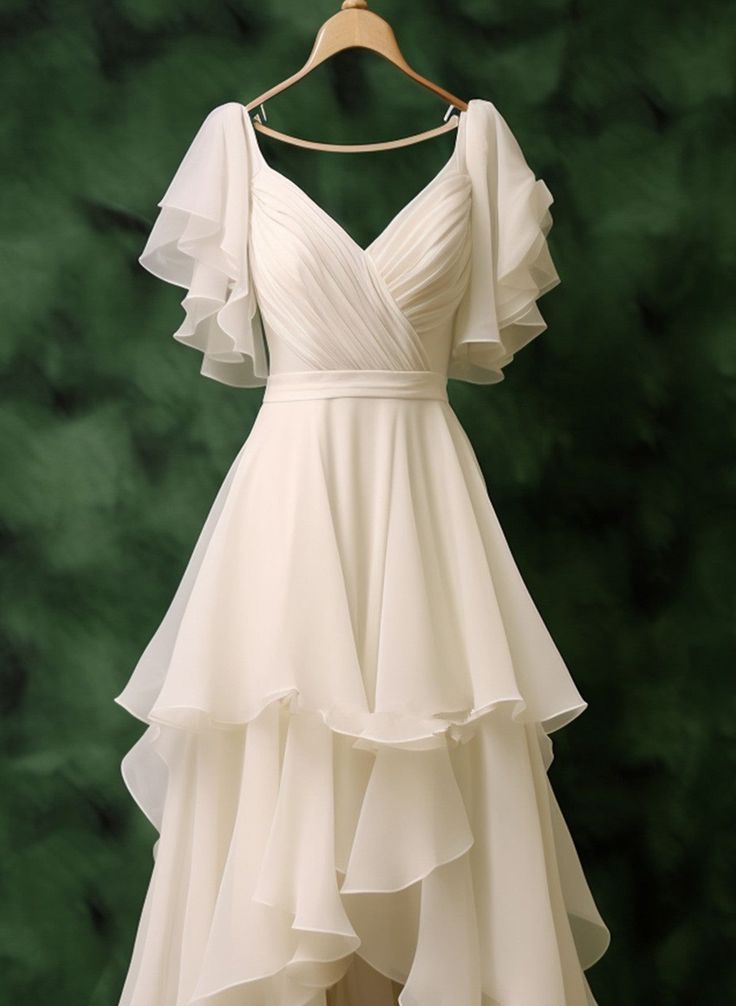 Chiffon High Low Formal Dress Prom Party Evening Dresses     fg7678