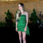 Green Sequin Short Evening Dress Cocktail Dresses Short Party Dress    fg7860