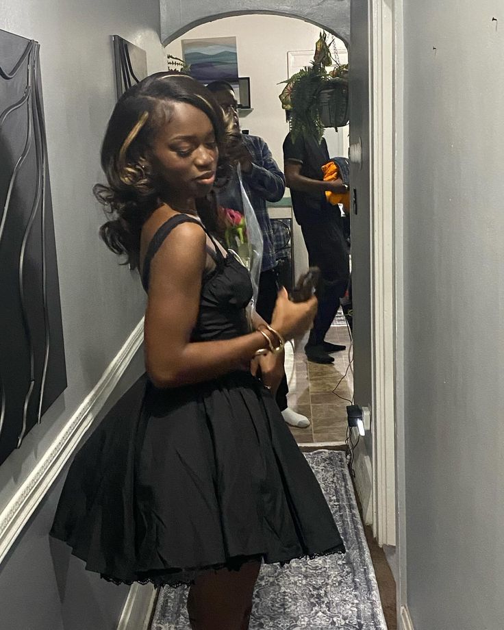 A Line Black Short Evening Dress Cocktail Dresses Short Party Dress   fg7899