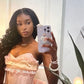 Pink Strapless Birthday Dress Pink Homecoming Dress Short Party Dress    fg7713