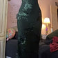 V Neck Green Prom Dresses Evening Gowns with Sequin Appliques     fg3230