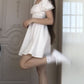 White Birthday Outfit Short Evening Dress Cocktail Dresses Short Party Dress Homecoming Dress  fg8017