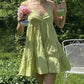 A Line Apple Green Short Prom Dress Birthday Party Dress Homecoming Dress   fg8186