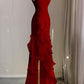 White Sheath Halter Backless Wedding Dress    fg3671