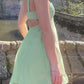 Green Birthday Dress Homecoming Dress Short Party Dress    fg7743