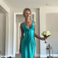 Sexy V Neck Sleeveless Evening Dress Long Prom Dresses Online     fg6680