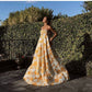 A-Line Long Prom Dress, Spaghetti Straps Long Evening Dress       fg6090