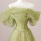 Off the Shoulder Tulle Long Prom Dresses, Tulle Long Formal Evening Dresses     fg6124
