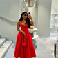 Red Women's Sleeveless Party Dress Fashion Evening Gown     fg6641