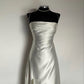 Sexy Spaghettiträger-Ballkleid mit Schlitz fg6492