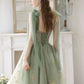 A-Line High Low Lace Short Prom Dress, Lace Homecoming Dress        fg6050