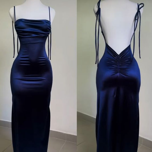 Sheath Long Prom Dress Backless Evening Party Dress       fg6668