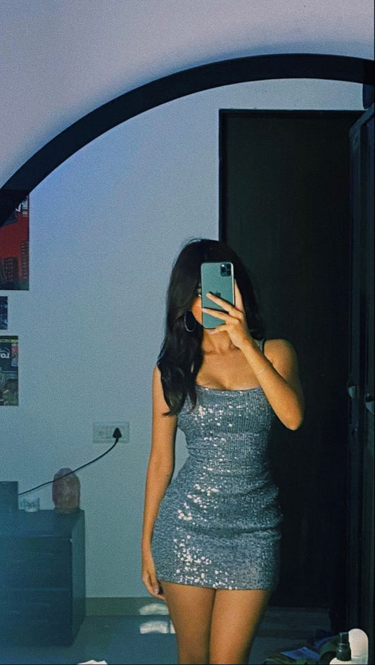 Sequin Sheath Fashion Birthday Outfit Short Evening Dress Short Party Dress Cocktail Dresses   fg8069