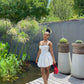 A Line White Short Evening Dress Cocktail Dresses Short Party Dress   fg7892