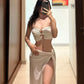 Sexy White Long Party Dress Prom Dress New Arrive Evening Dress   fg8012