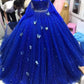 Royal Blue/Red quinceañera dress Ball Gown Prom Dresses Evening Gown    fg2853