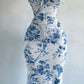 Blue Print New Prom Dress Evening Party Dresses  fg7786