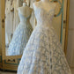 A Line Tulle Lace Party Dress Evening Dress Prom Dresses    fg7850