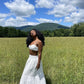 Sexy White Two Piece Long Party Dress Prom Dress New Arrive Evening Dress   fg8014