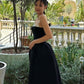A Line Black Prom Party Dress Long Formal Evening Dress    fg7489