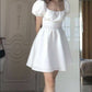 White Birthday Outfit Short Evening Dress Cocktail Dresses Short Party Dress Homecoming Dress  fg8017