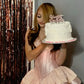 Pink Strapless Birthday Dress Pink Homecoming Dress Short Party Dress    fg7713
