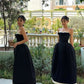 A Line Black Prom Party Dress Long Formal Evening Dress    fg7489