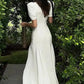 Maxi Dress for Women V-neck Puff Sleeve Elegant Party New Fashion Evening Dress     fg5978