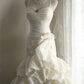 White Party Dress Long Evening Dress Princess Wedding Dress    fg8110