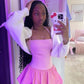Pink Birthday Outfit Short Evening Dress Cocktail Dresses Short Party Dress   fg7980