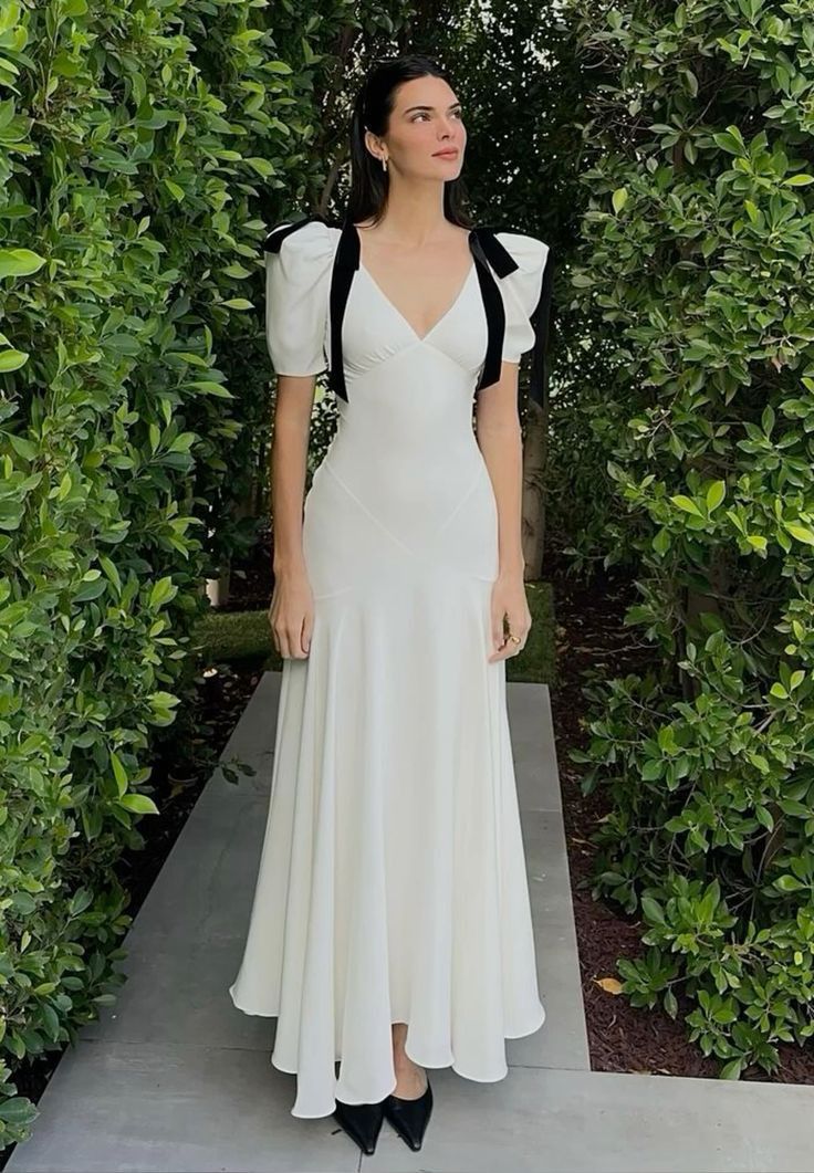 Maxi Dress for Women V-neck Puff Sleeve Elegant Party New Fashion Evening Dress     fg5978