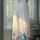 Chiffon Flower Printed Prom Party Dress 21st Birthday Outfit Evening Dress  fg8592