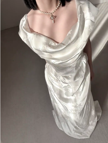 Elegant Simple Wedding Dress Formal Dress Party Dress Birthday Dress  fg8692