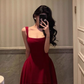 A-line Burgundy Prom Gown Party Dresses      fg6877