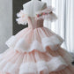 Ball Gown Off Shoulder Tulle Long Prom Dress, Sweet 16 Dress      fg5465