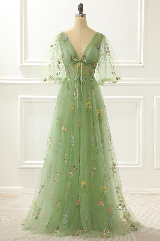 Robe de bal princesse trapèze avec broderies fg4476