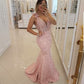 Cute Pink Evening Gown Mermaid Party Dress Elegant Sexy Formal Wear for Special Occasion Fashion     fg4852