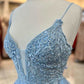 A-Linien-Ballkleid mit tiefem Ausschnitt und Tüllspitze fg5020