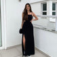 Black Long Prom Dress, Black Party Dress       fg5231