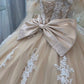 Quinceanera Dress Ball Gown Champagne Prom Dresses       fg4421