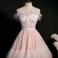 Sweetheart Neck Tulle Lace Short Prom Dress, Puffy Homecoming Dress      fg3908