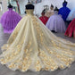 Quinceanera Dress Prom Ball Gowns Applique Corset Back Prom Sweet 16 Dress     fg4078