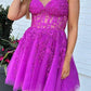 Sexy Lace Homecoming Dress, Short Prom Dress      fg3426