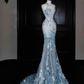 Mermaid Sequined Prom Party Dress Evening Dress Graduation Dress fg8668