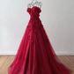 Lilac Sweetheart 3D Flowers Lace Applique Prom Dresses,Tulle Evening Dress          fg3153